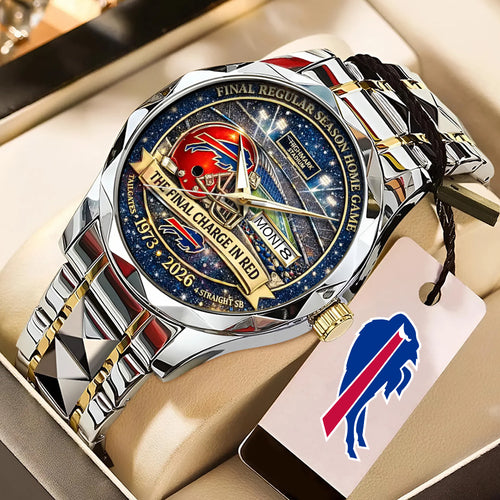Buffalo Bills Final Home Game Alloy Luxury Quartz Watch – TANTN20037