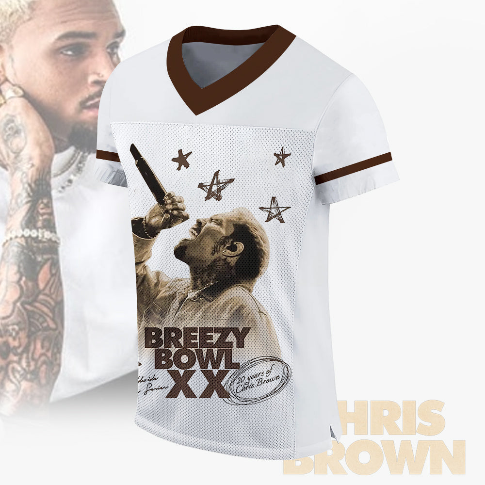 Chris Brown 3D Football Jersey – TMTHU 245