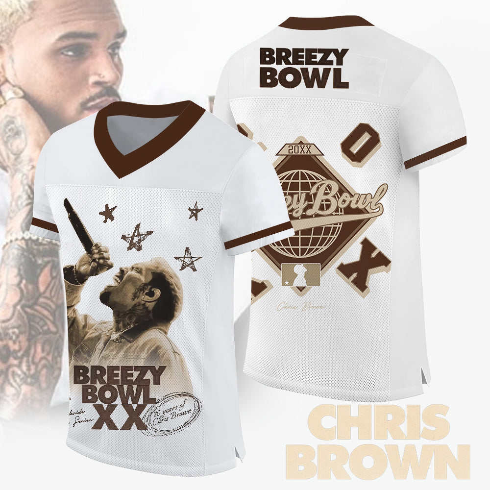 Chris Brown 3D Football Jersey – TMTHU 245
