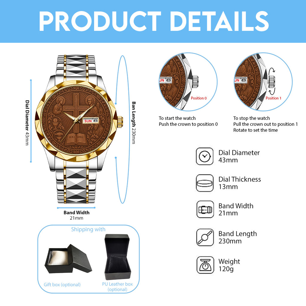 Christian Alloy Luxury Quartz Watch – TMTHU334