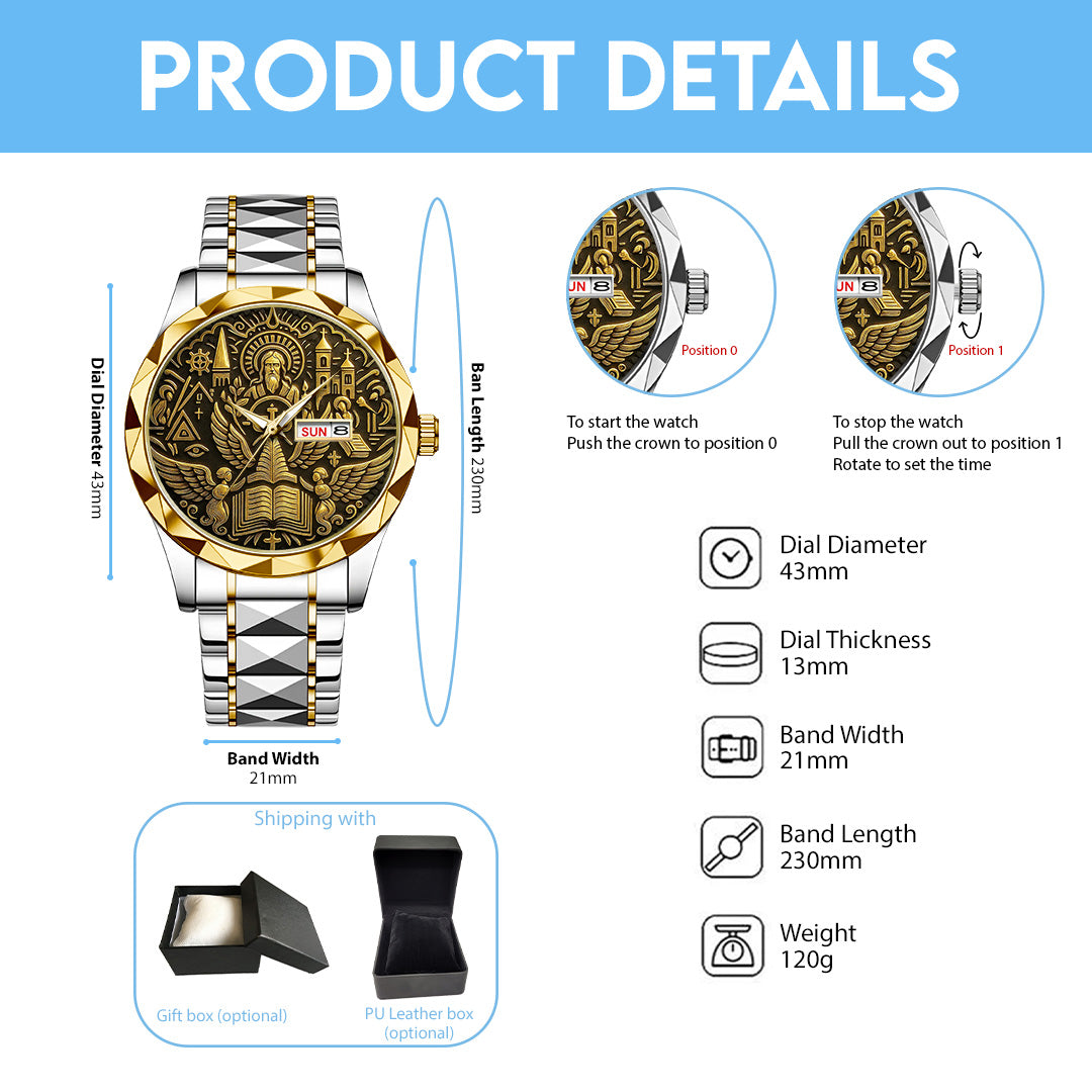 Christian Alloy Luxury Quartz Watch – TMTHU338