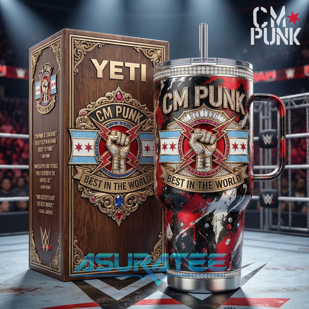 CM Punk Best in the World 2026 Special YETI Tumbler