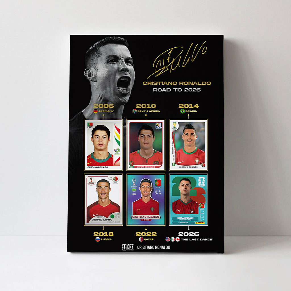 Cristiano Ronaldo Rectangle Canvas With Inner Frame – TANTN24173