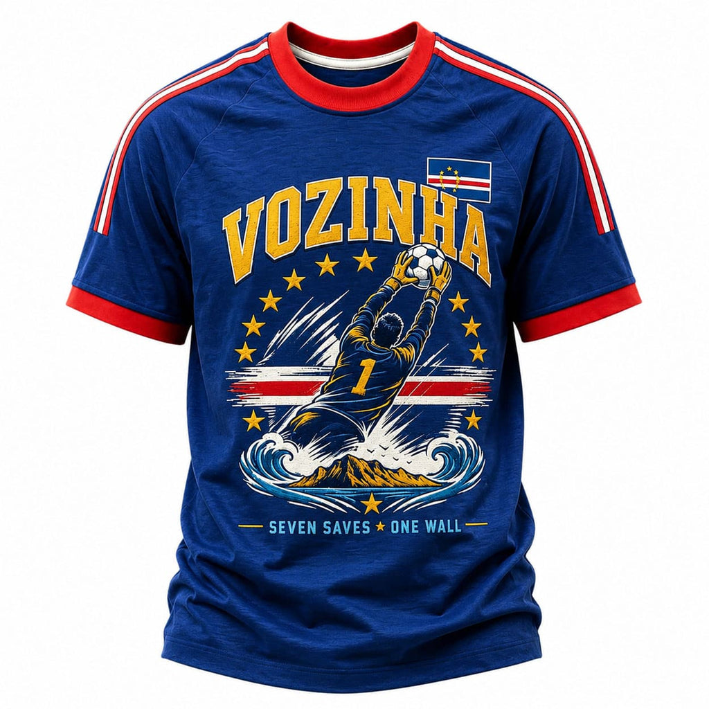 Cabo Verde Vozinha Seven Saves One Wall World Cup 2026 Shirt