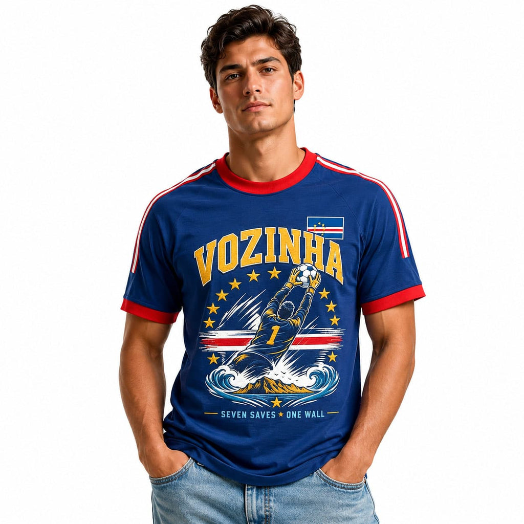 Cabo Verde Vozinha Seven Saves One Wall World Cup 2026 Shirt
