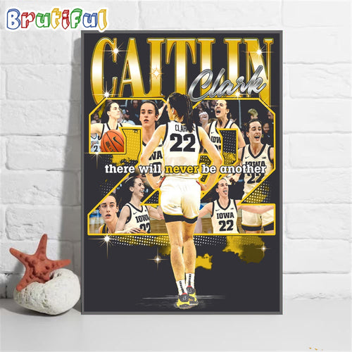 Caitlin Clark There Will Never Be Another Wall Art Poster Canvas