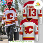 Calgary Flames 2026 White Jersey Hockey Fan Apparel