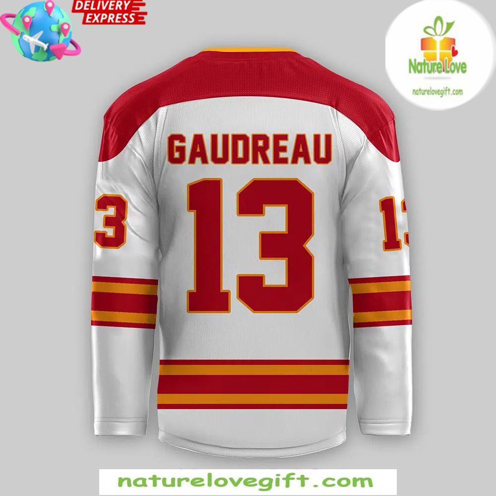 Calgary Flames 2026 White Jersey Hockey Fan Apparel
