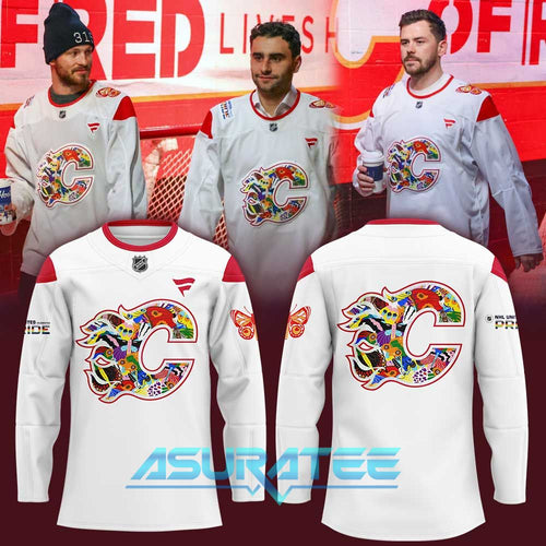 Calgary Flames 2026 Pride Night Hockey Jersey