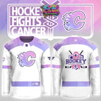 Calgary Flames Hockey Fights Cancer 2026 Hockey Jersey