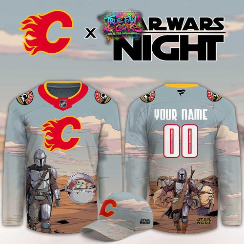 Calgary Flames Star Wars Night 2026 Limited Personalized Hockey Jersey