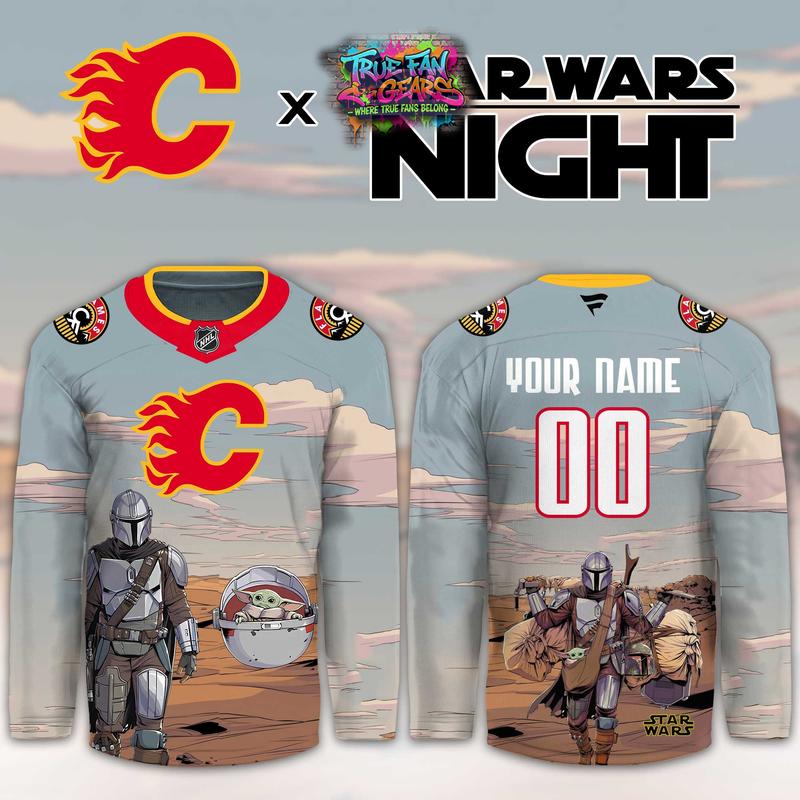 Calgary Flames Star Wars Night 2026 Limited Personalized Hockey Jersey