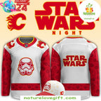 Star Wars Calgary Flames Hockey Jersey Game Night