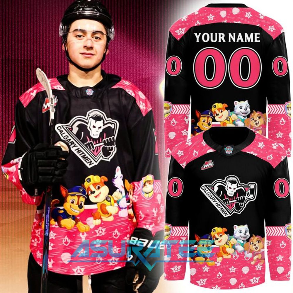 Calgary Hitmen PAW Patrol Night 2026 Hockey Jersey