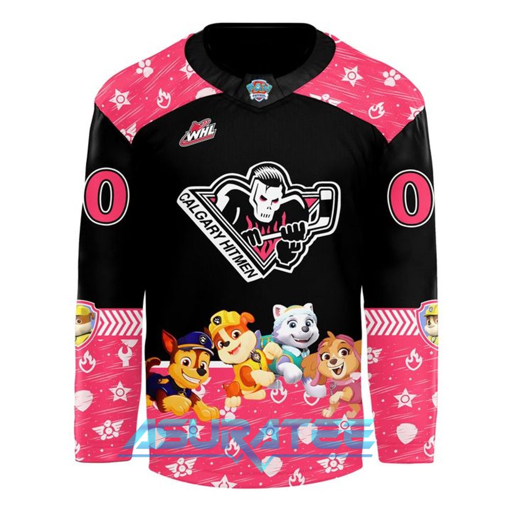 Calgary Hitmen PAW Patrol Night 2026 Hockey Jersey