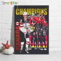 Canada Champions IIHF Women’s World Championship 2024 Wall Art Poster Canvas