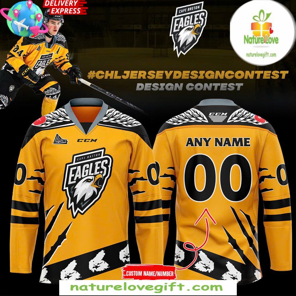Cape Breton Eagles 2026 Jersey Hockey Fan Apparel