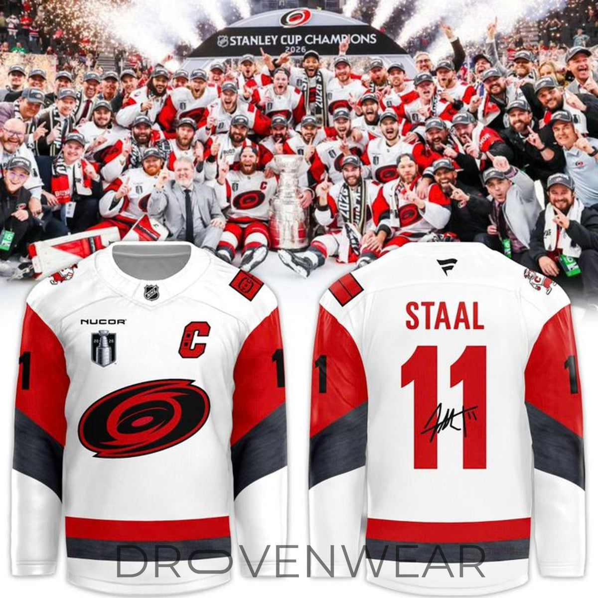 Carolina Hurricanes Jordan Staal Stanley Cup MVP Collector Jersey