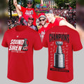 Carolina Hurricanes Sound The Siren Stanley Cup Champions 2026 Tee Shirt