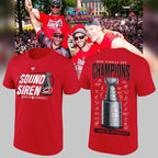 Carolina Hurricanes Sound The Siren Stanley Cup Champions 2026 Tee Shirt