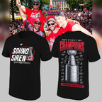 Carolina Hurricanes Sound The Siren Stanley Cup Champions 2026 Tee Shirt