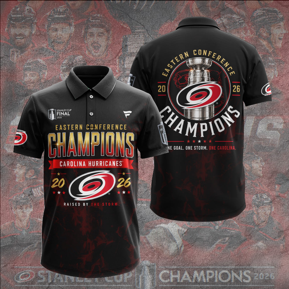 Carolina Hurricanes 2026 Stanley Cup Champions 3D Apparel – GNE7031