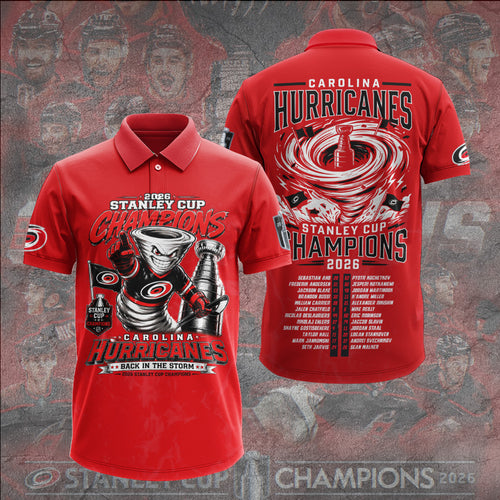 Carolina Hurricanes 2026 Stanley Cup Champions 3D Apparel – GNE7087