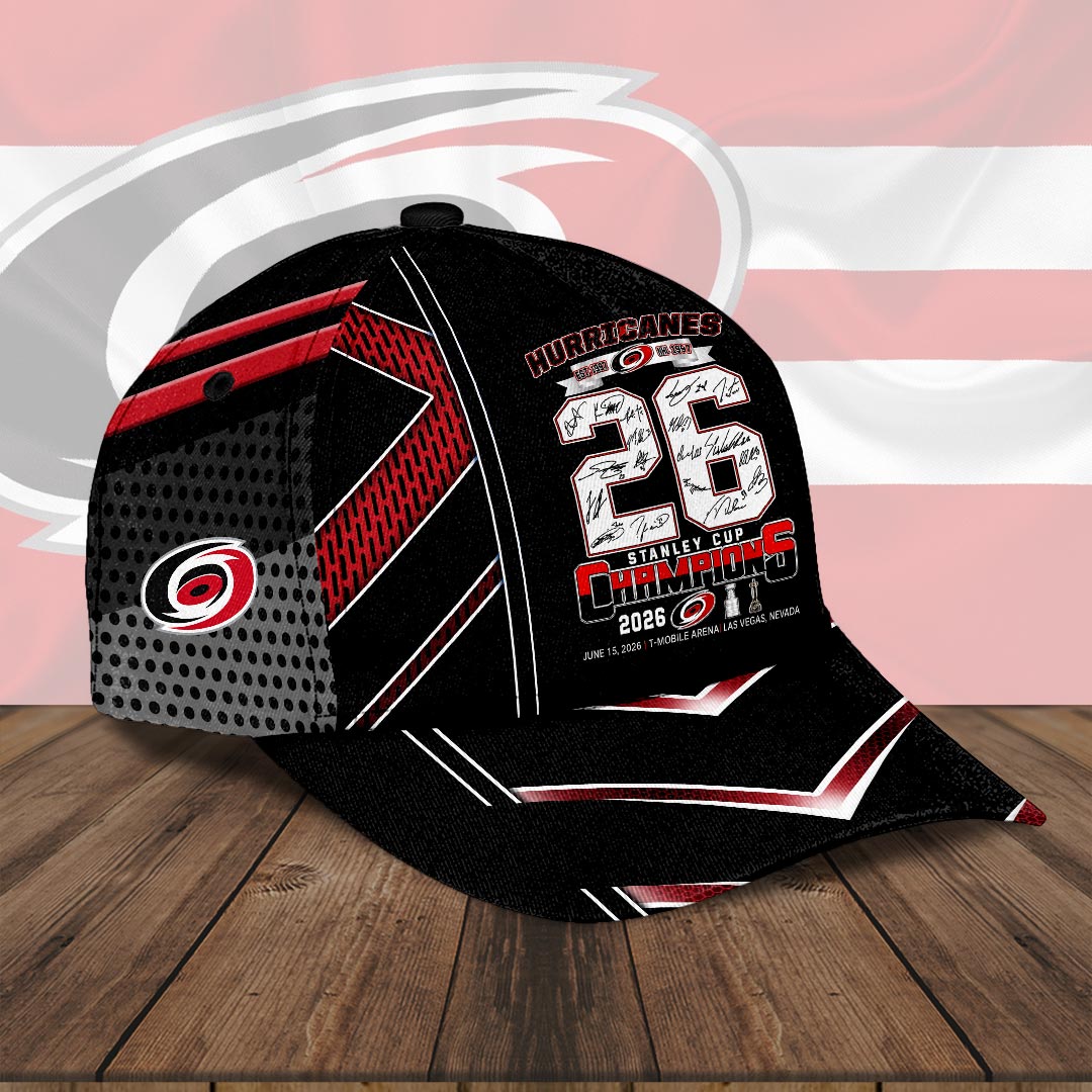 Carolina Hurricanes 2026 Stanley Cup Champions Classic Cap – HOATT18926