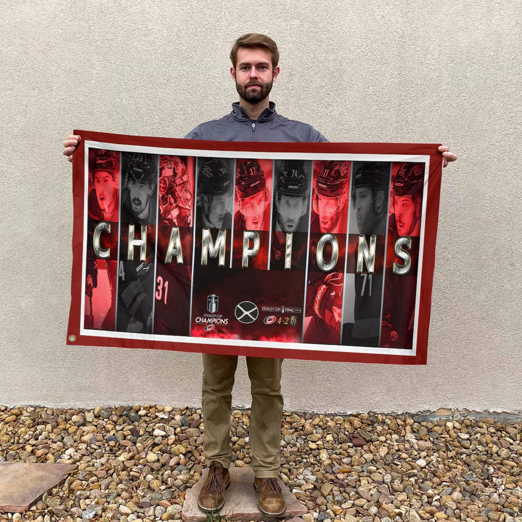 Carolina Hurricanes 2026 Stanley Cup Champions 3D Double-side House Flag – HOATT18898