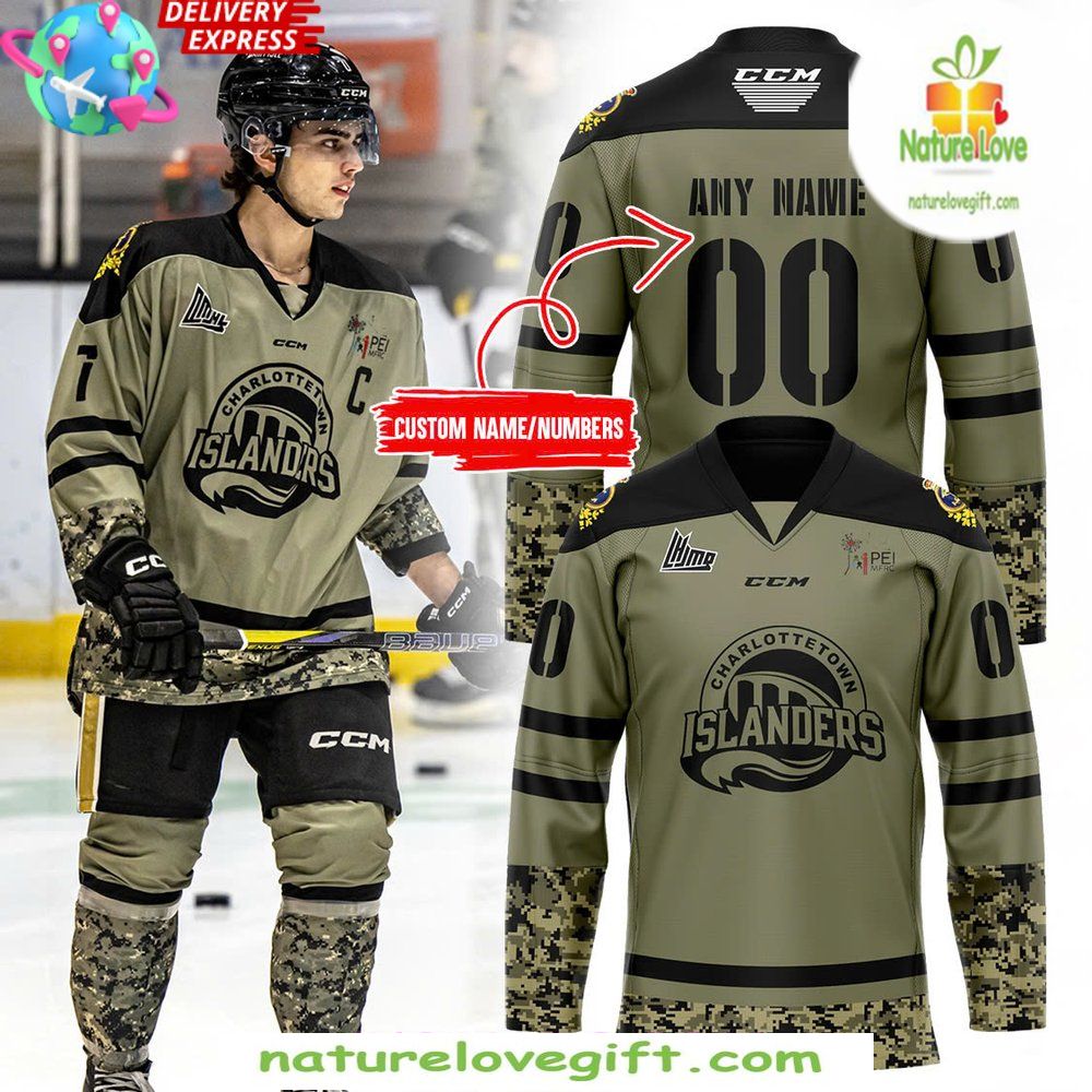 Charlottetown Islanders 2026 Military Appreciation Hockey Jersey