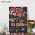 Cheech And Chong 53Year 1971-2024 Thank You For The Memories Signature Poster Canvas