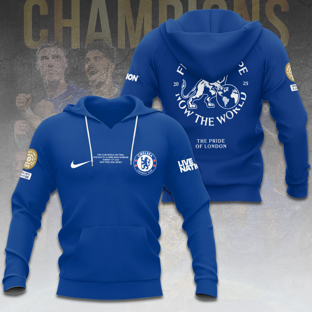Chelsea FC 2025 Champions 3D Apparel – HOATT 11804
