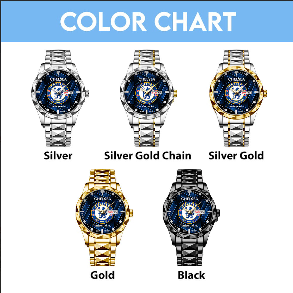 Personalized Chelsea FC Alloy Luxury Quartz Watch – TANTN20257