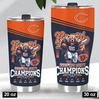 Chicago Bears 2025 NFC North Champions Tumbler Cup – HOATT15463