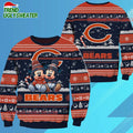 Chicago Bears NFL Mickey Minnie Ugly Christmas Sweater