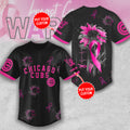 Personalized Chicago Cubs x Breast Cancer Awareness Baseball Jersey – MAITM12917