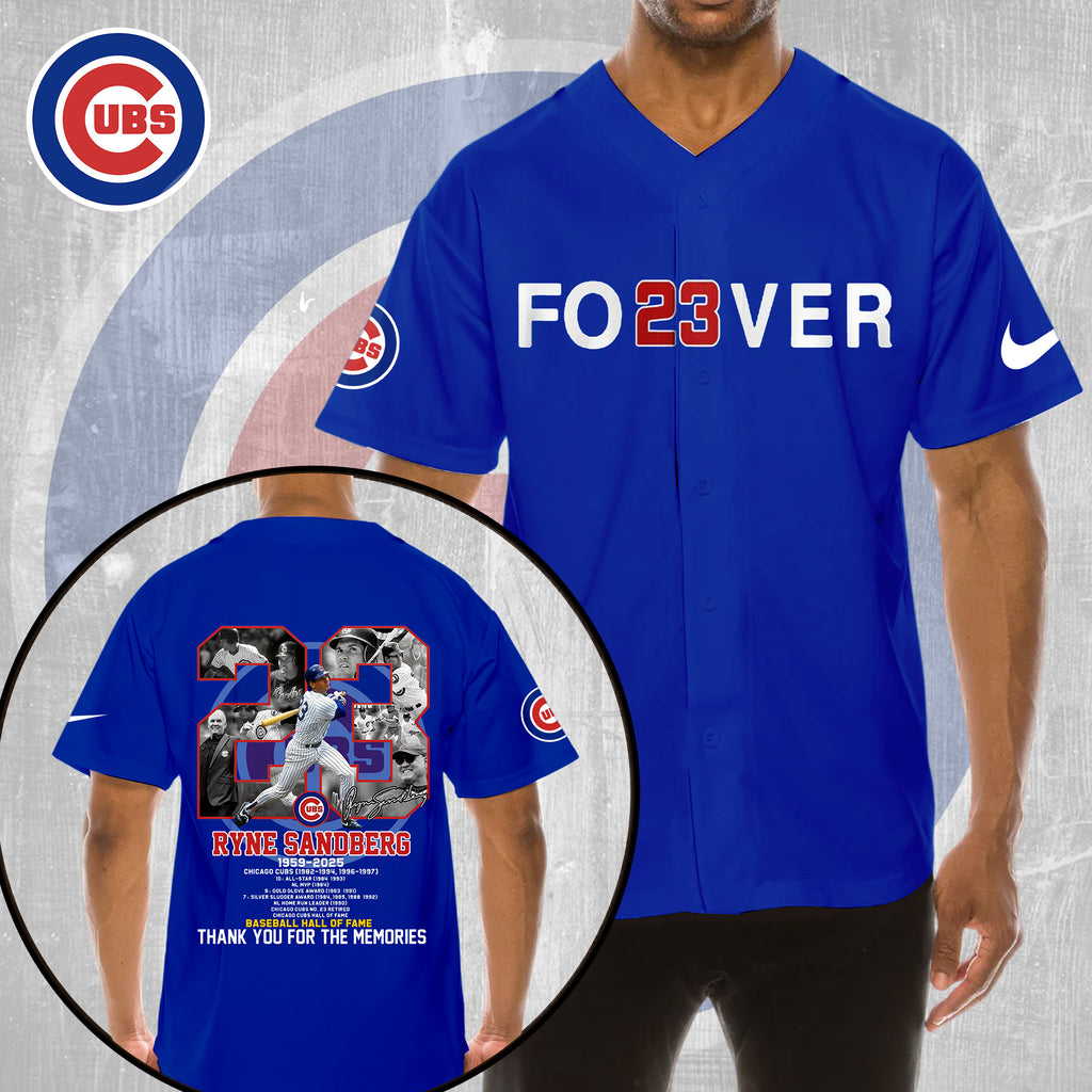 Chicago Cubs x Ryne Sandberg Baseball Jersey – MAITM 12409