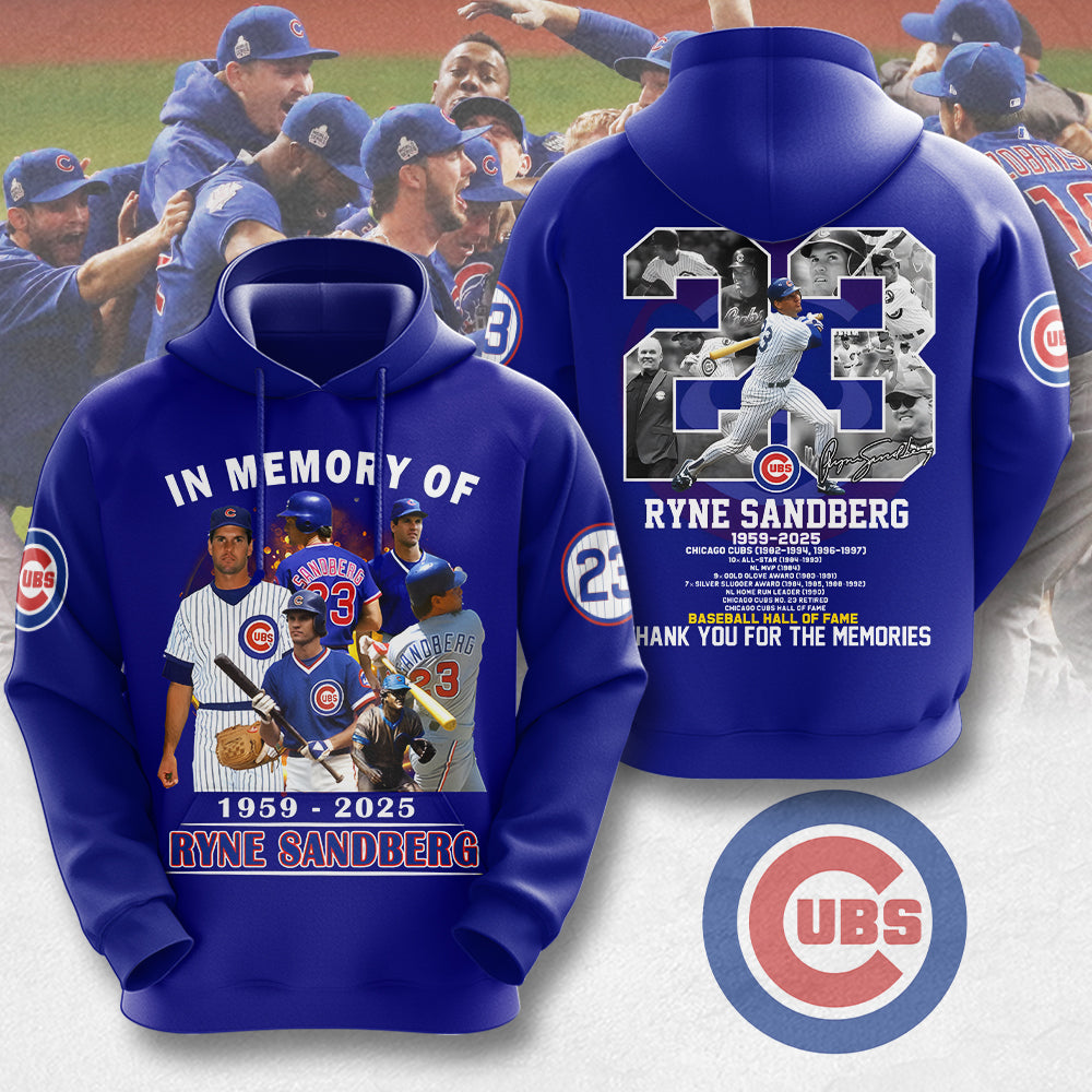 Chicago Cubs x Ryne Sandberg 3D Apparel – MAITM 12353