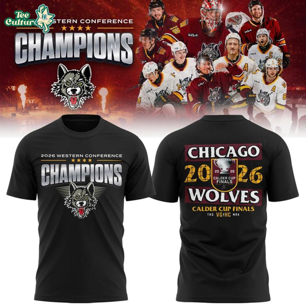 Chicago Wolves 2026 Calder Cup Finals Tee