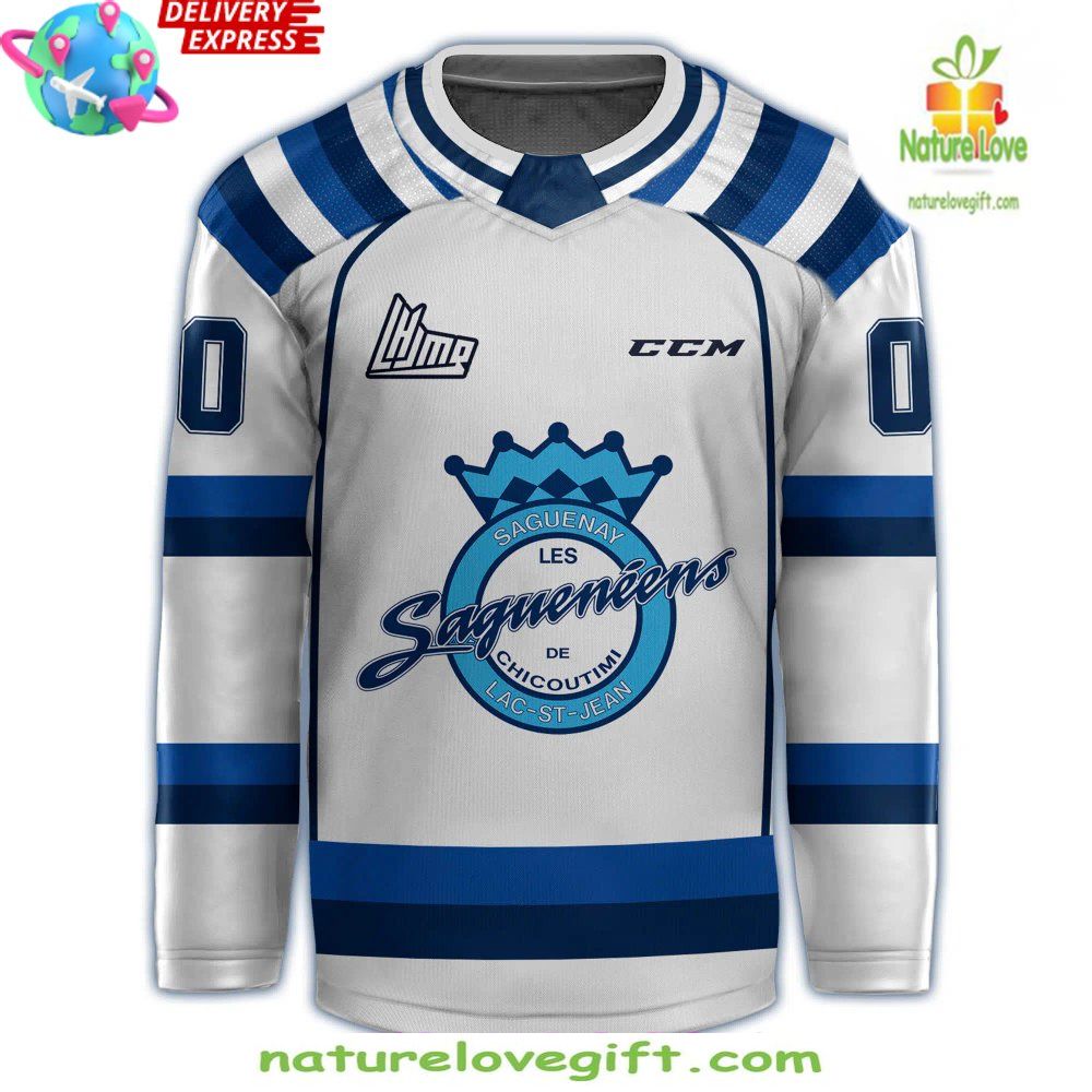 Saguenéens White Hockey Jersey 2026 Chicoutimi