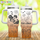 Chip’n Dale Making Magical Memories Together Stanley Tumbler 40oz, Disney Stanley Tumbler