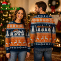 Christmas Broncos Reindeer Football Ugly Sweater