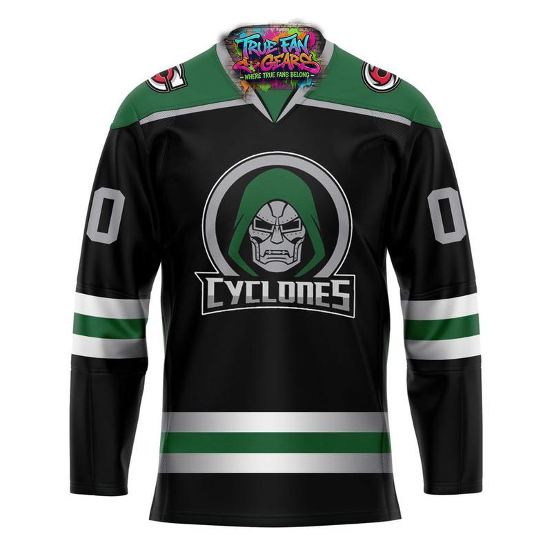 Cincinnati Cyclones Marvel Night Dr Doom 2026 Limited Edition Hockey Jersey