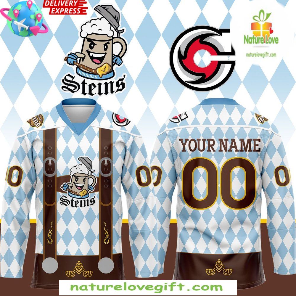 Cincinnati Cyclones Stein Jersey Zinzinnati Special Hockey