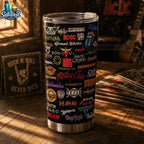 Classic Rock Band Logos Stainless Steel Tumbler
