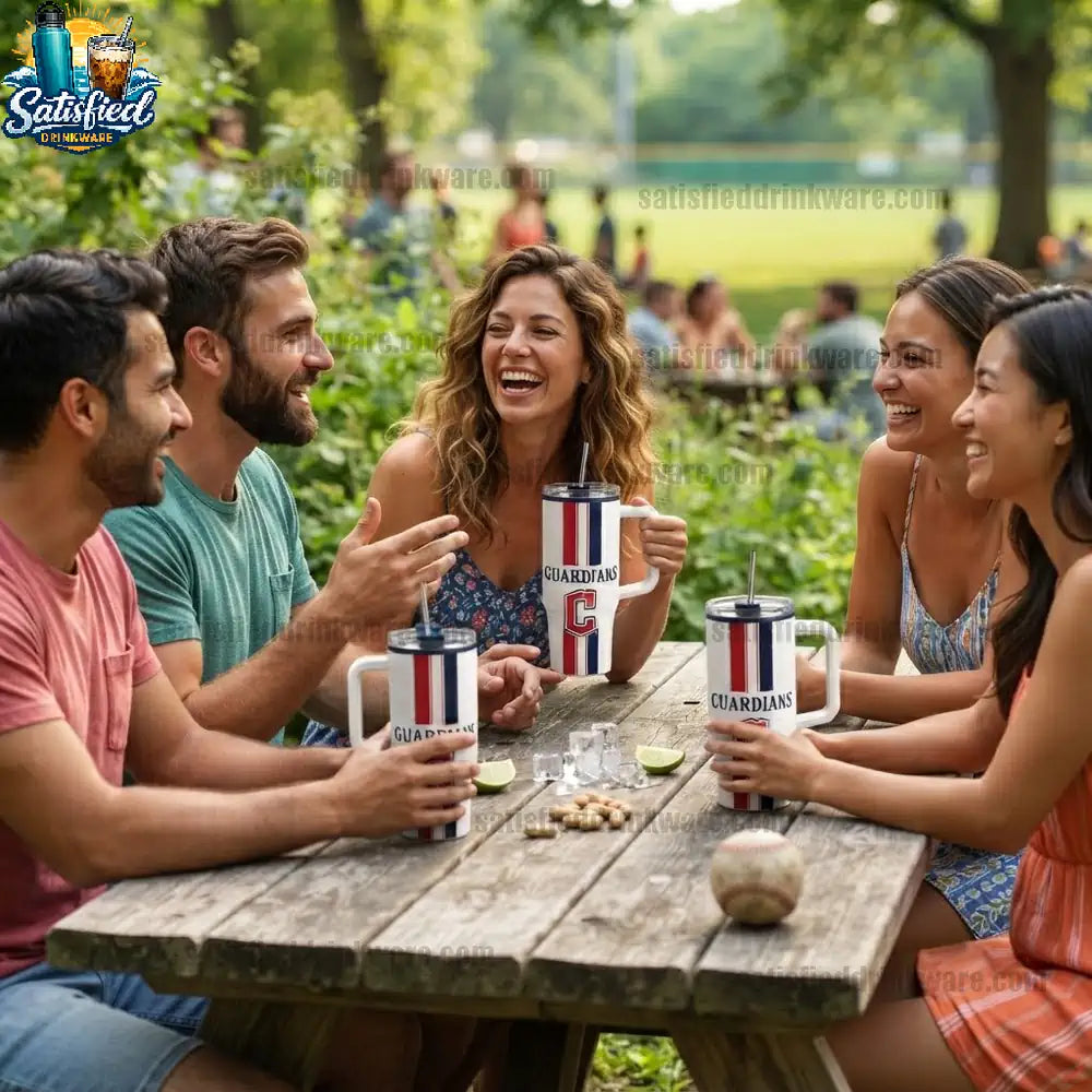 Cleveland Guardians 40oz Insulated Tumbler With Handle
