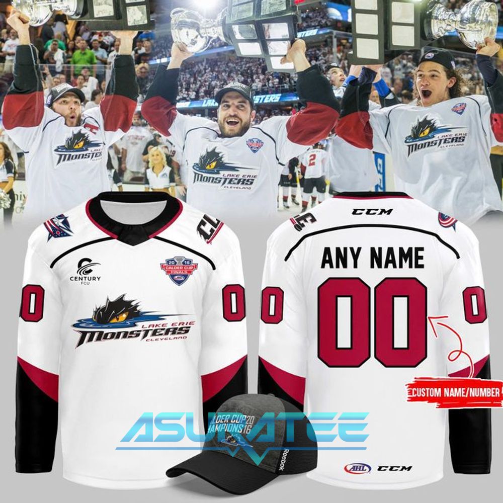 Cleveland Monsters Lake Erie AHL Avalanche Hockey Jersey