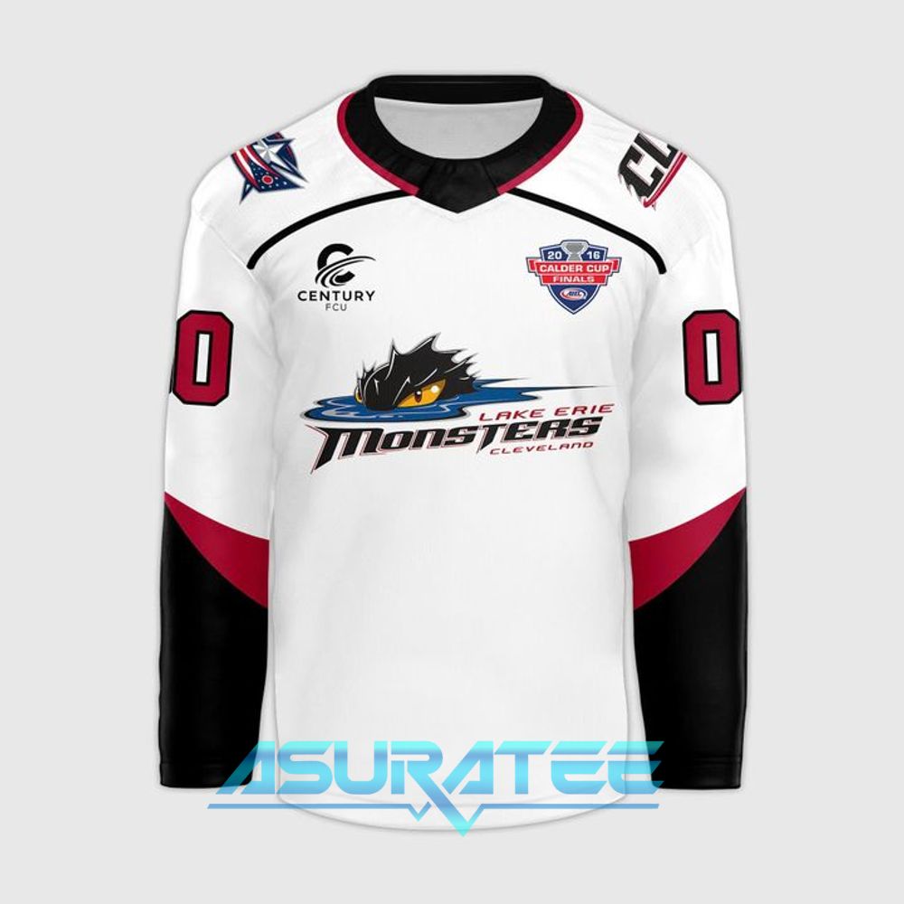 Cleveland Monsters Lake Erie AHL Avalanche Hockey Jersey