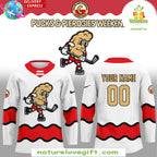 Cleveland Monsters Hockey Jersey Pucks Pierogies Weekend Special