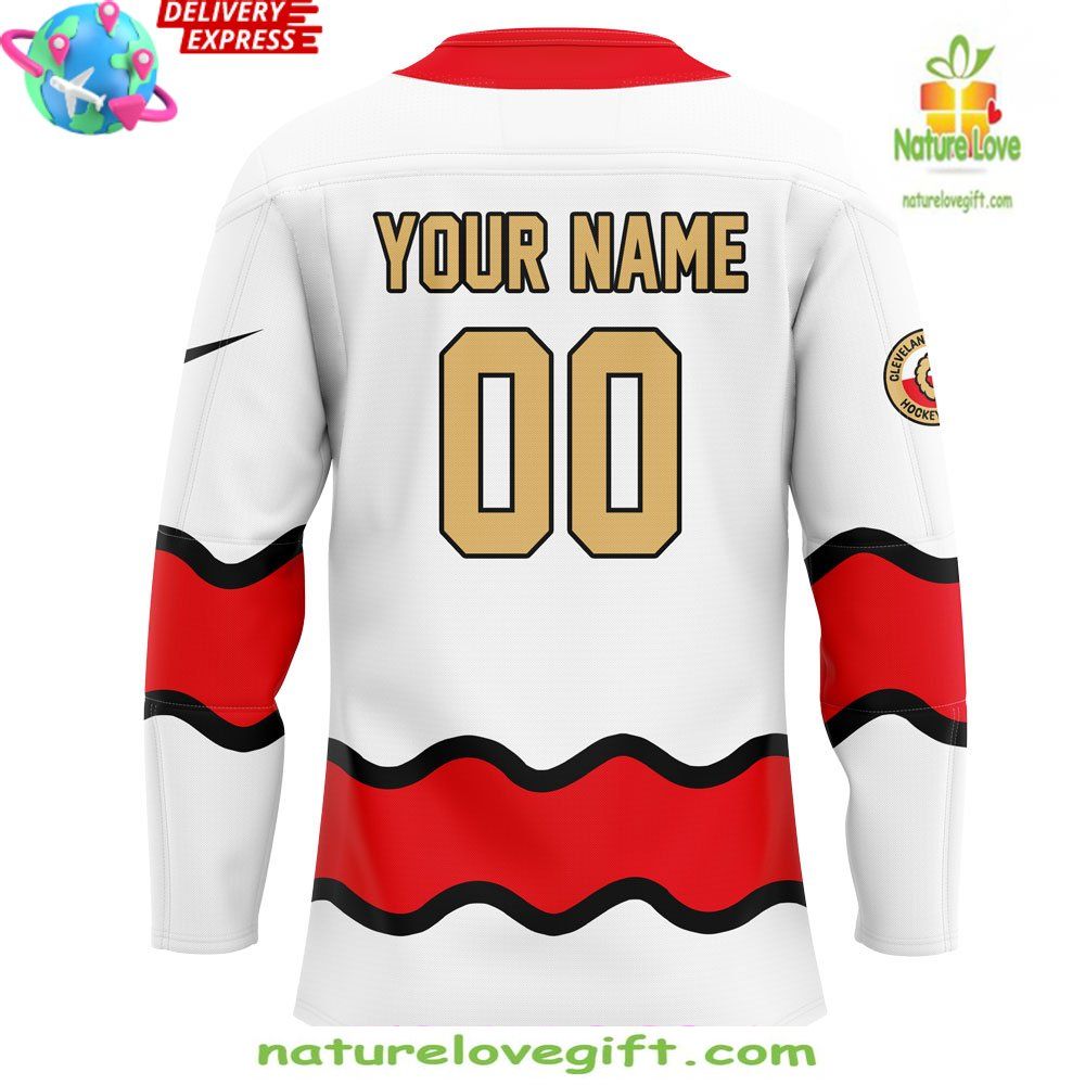 Cleveland Monsters Hockey Jersey Pucks Pierogies Weekend Special